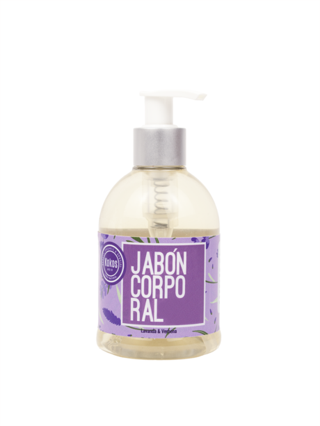 jabón corporal aceites esenciales lavanda verbena